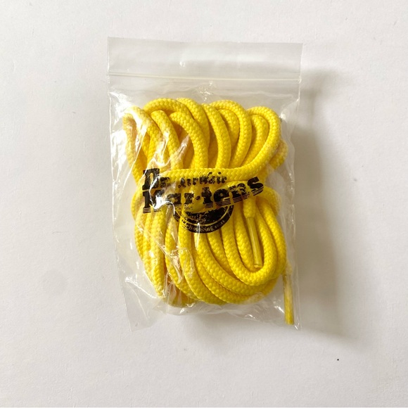 NWOT DOC MARTENS Yellow Boot Laces - Picture 1 of 5